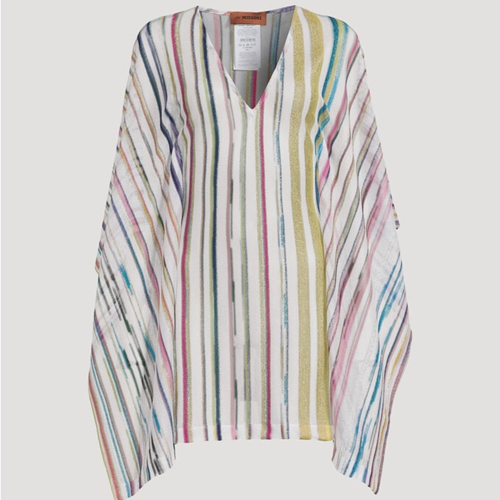 Missoni striped kaftan beach cover up mini dress NWT - Picture 7 of 7